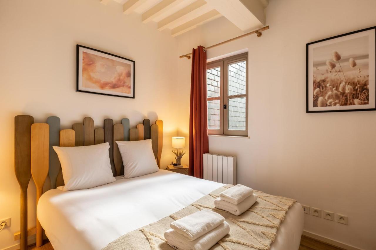 La Vague - Breath Of Freshness In Center Of Honfleur - Free Parking 550M Apartamento Exterior foto