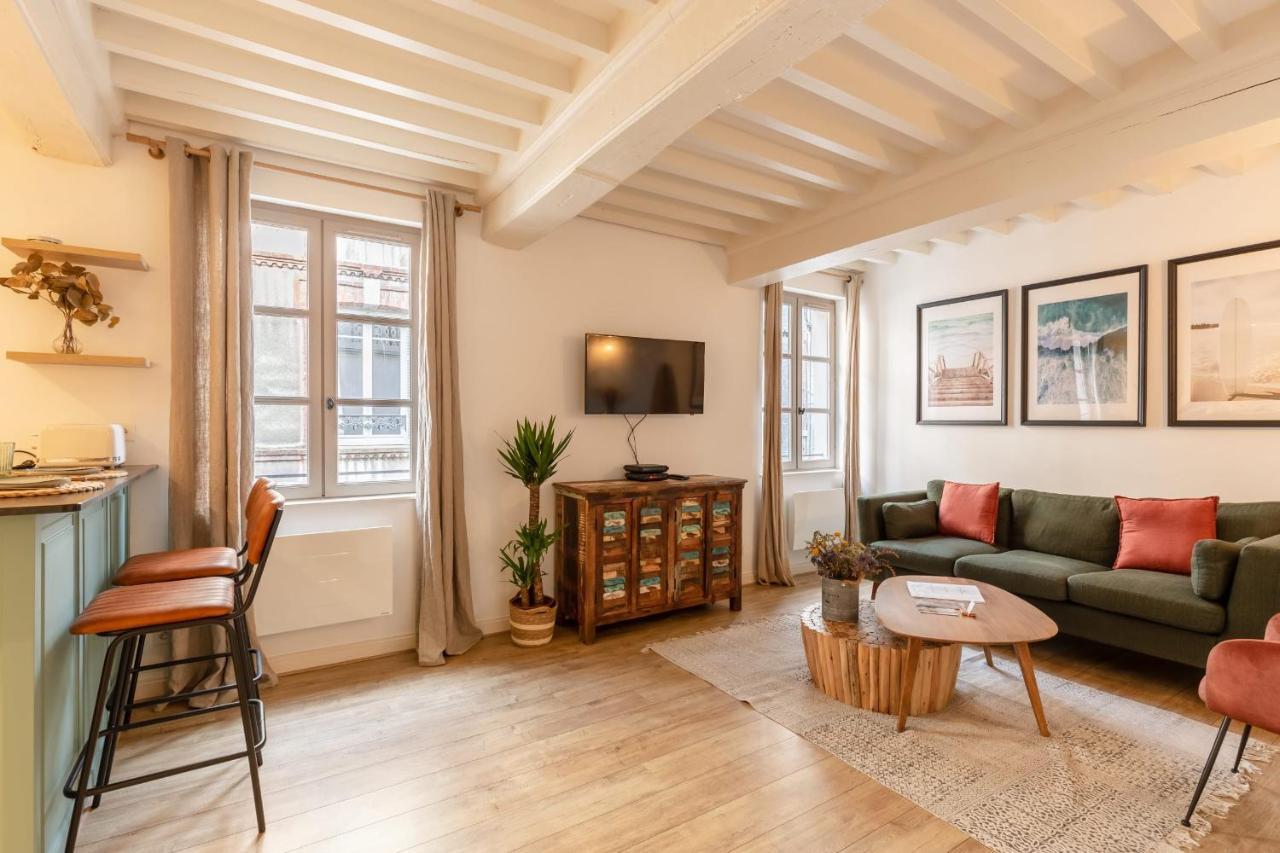 La Vague - Breath Of Freshness In Center Of Honfleur - Free Parking 550M Apartamento Exterior foto